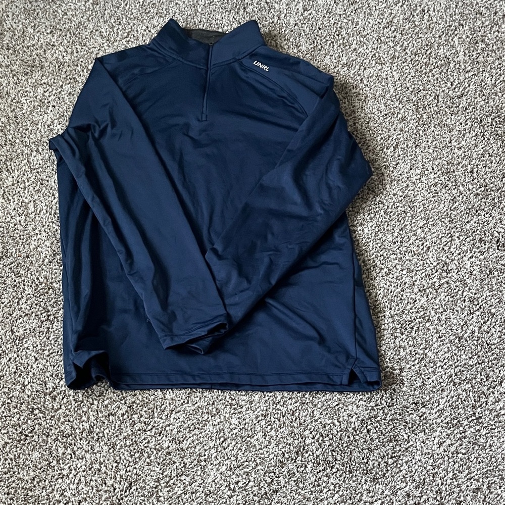 Men's Navy Quarter-Zip Pullover